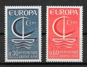 filatelia colección Europa 1966