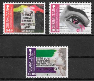sellos temas varios Gibraltar 2019