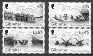 sellos temas varios Gibraltar 2019