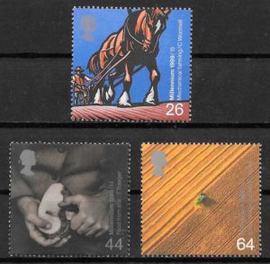 coleccion sellos temas varos Gran Bretana 1999