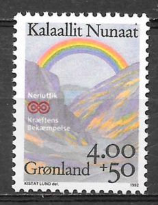 coleccion sellos temas varios Groenlandia 1992