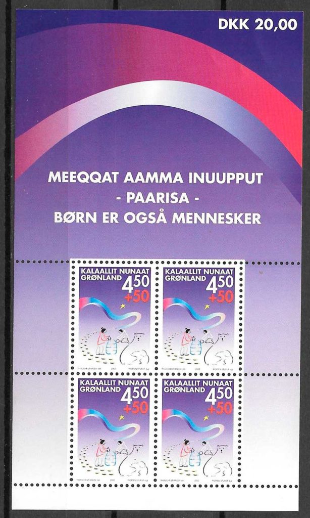 filatelia temas varios Groenlandia 2002
