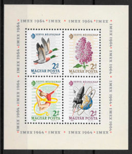 filatelia temas varios Hungría 1964
