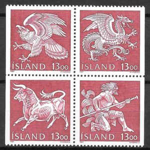 coleccion sellos temas varios Islandia 1987