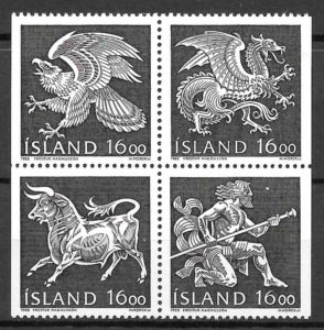 coleccion selos temas varios Islandia 1988