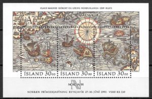 filatelia temas varios Islandia 1989