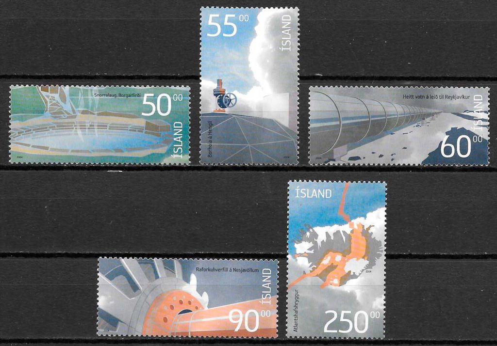 sellos temas varios Islandia 2004