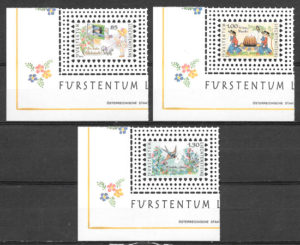 colección sellos temas vario Liechtenstein 2007s