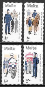 sellos temas varios Malta 1984