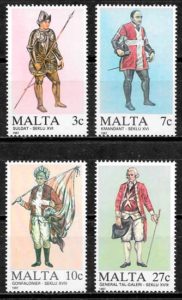 sellos temas varios Malta 1987