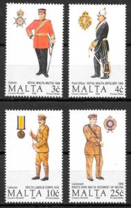 coleccion sellos temas varios Malta 1990