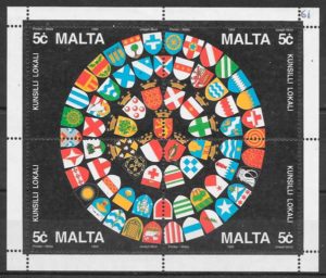 sellos temas varios MALTA 1993