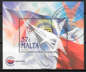 filatelia coleccion temas varios Malta 2005