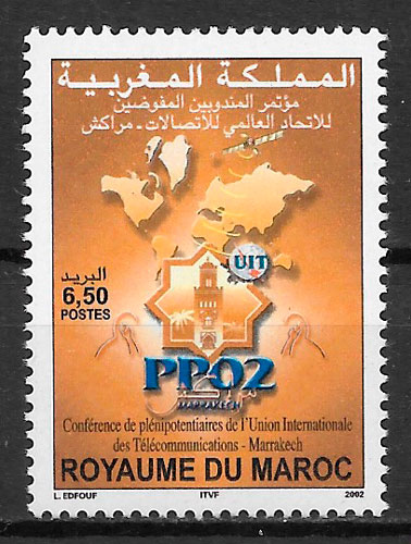 filatelia temas varios Marruecos 2002