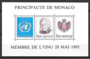 coleccion sellos Monaco 1993