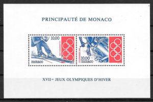 coleccion sellos Monaco 1989