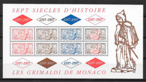 filatelia coleccion temas varios Monaco 1997