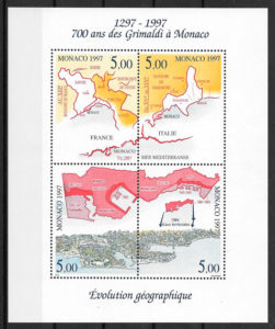 filatelia coleccion temas varios Monaco 1997