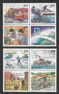 filatelia temas varios Noruega 1996