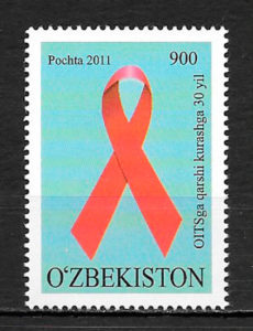 sellos temas varios Ozbekistan 2011