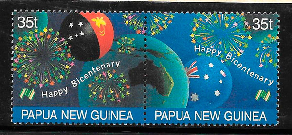 filatelia temas varios Papua Nueva Guinea 1988