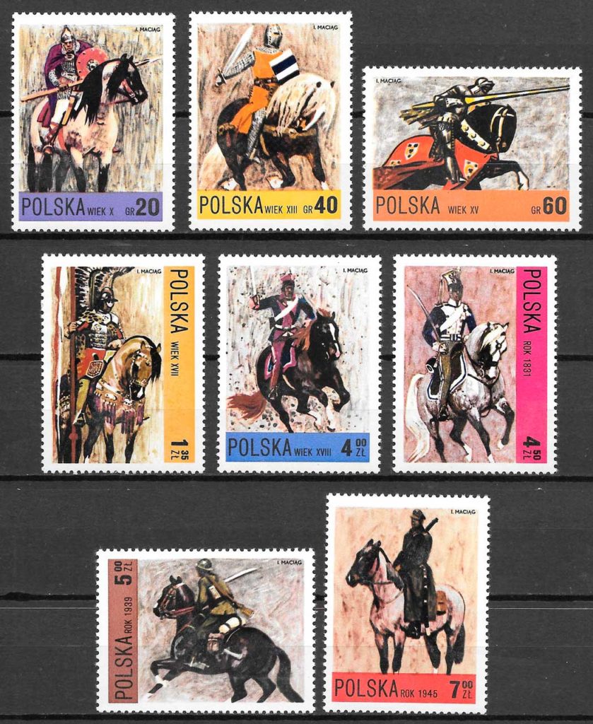 coleccion sellos temas varios Polonia 1972