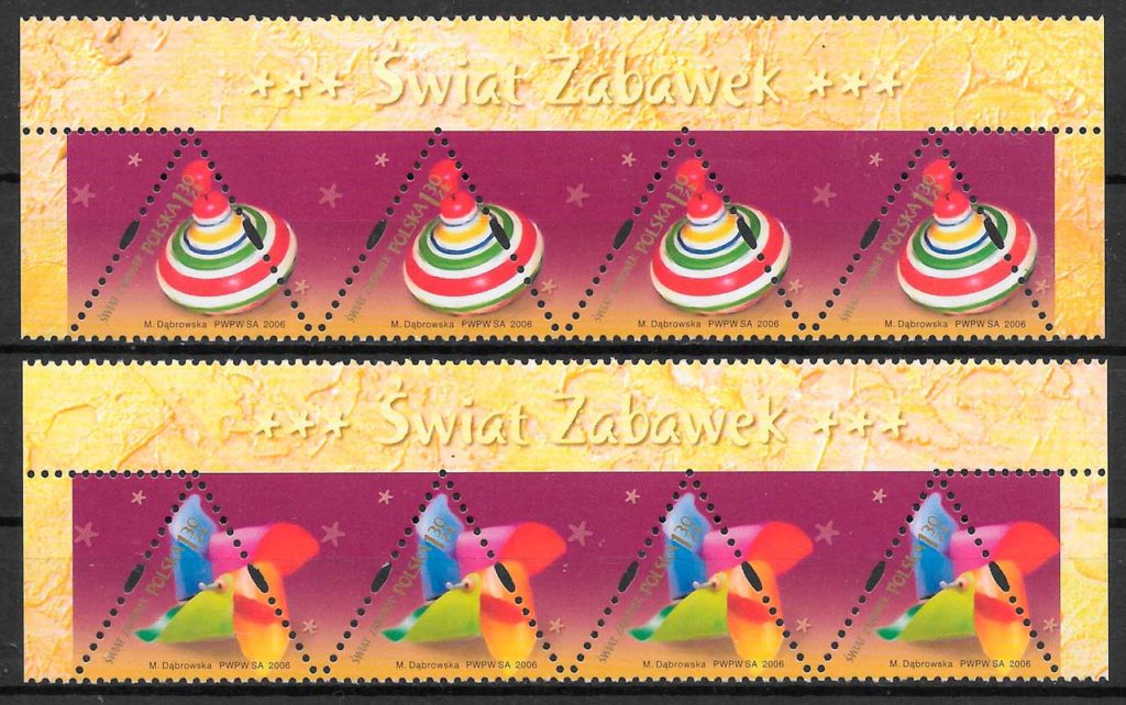 sellos temas varios Polonia 2006