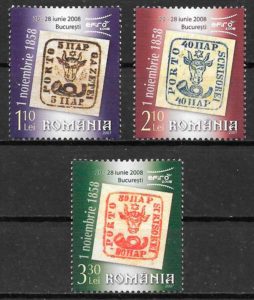 sellos temas varios Rumania 2007