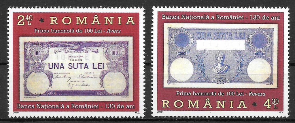selos temas varios Rumania 2010