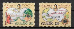 filatelia colección temas varios San Marino 1992