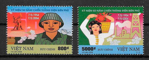 filatelia temas varios Viet Nam 2004