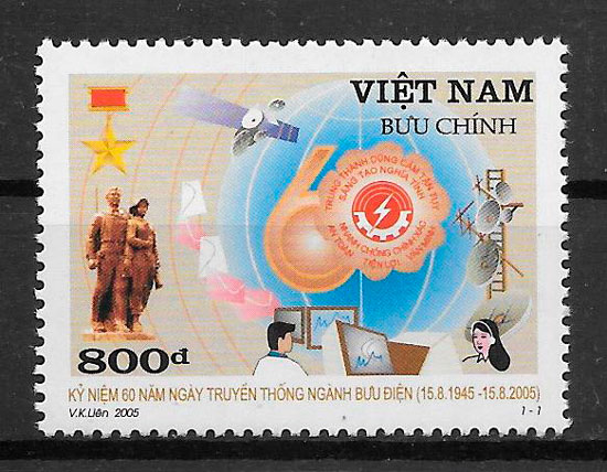 sellos temas varios Viet Nam 2005