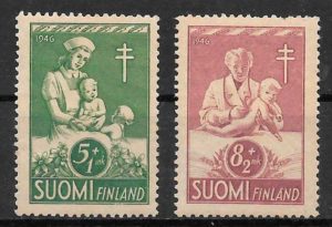 filatelia coleccion temas varios Finlandia 1946