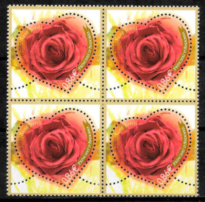 filatelia coleccion rosas Andorra Francesa 2007