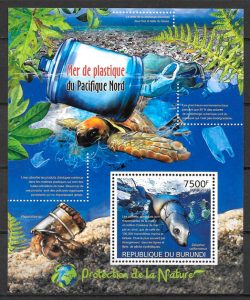 colección sellos fauna Burundi 2012