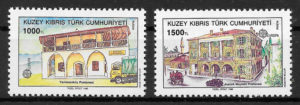 sellos Europa Chipre Turco 1990