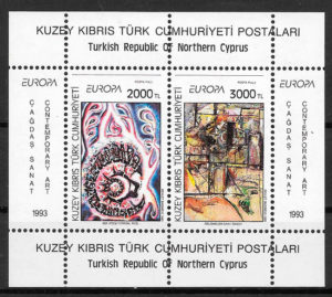 filatelia Europa Chipre Turco 1993