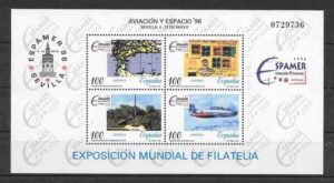 filatelia coleccion espacio Espana 1996