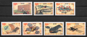 filatelia colección transporte Kampuchea 1987