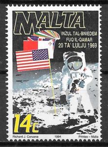 sellos espacio Malta 1994