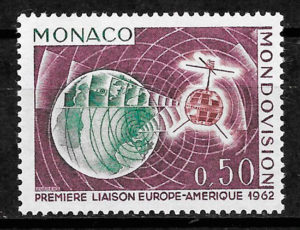 sellos espacio Mónaco 1963