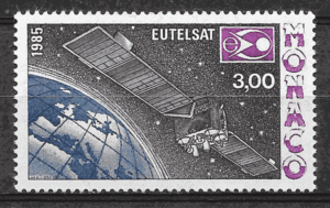 filatelia espacio Monaco 1985