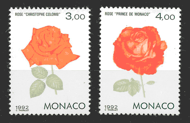 coleccion sellos Monaco 1992