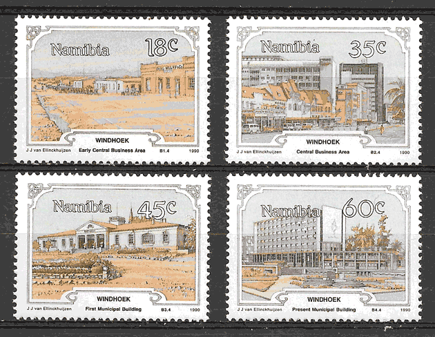 selos turismo Namibia 1990
