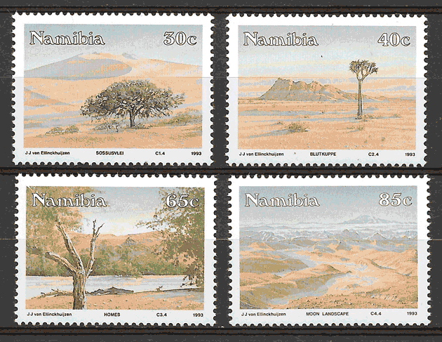 sellos turismo Namibia 1993
