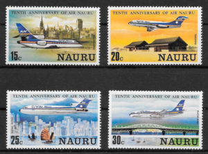filatelia transporte Nauru 1980