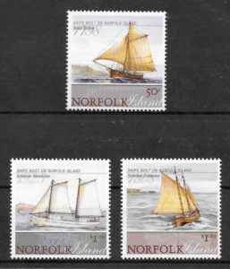 filatelia transporte Norfolk Island 2008