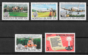 sellos transporte Norfolk Island 1983