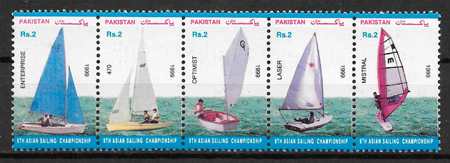 sellos transporte Pakistan 1999