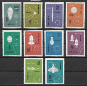 coleccion sellos espacio 1963